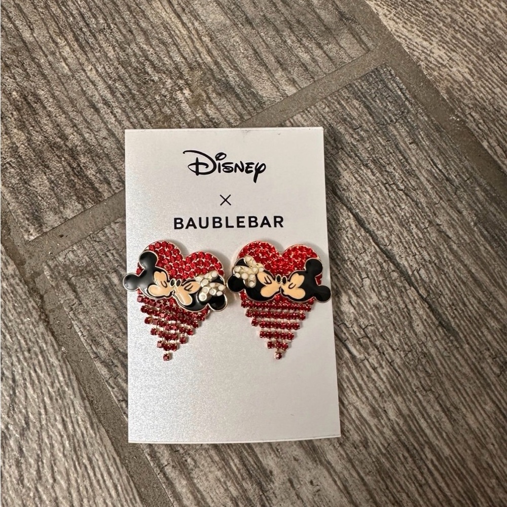 Disney x Baublebar heart earrings